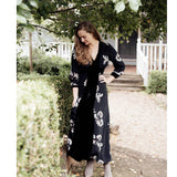 Evie Dress - Paisley Black