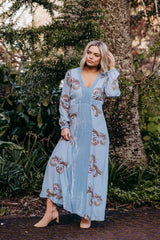 Evie Dress - Aegean Blue