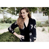 Evie Dress - Paisley Black