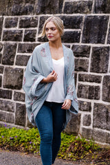 Holly Kimono - Paisley Print Cloud