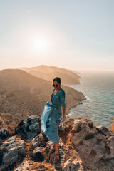 Bonny Wrap Dress - Blue Dreams