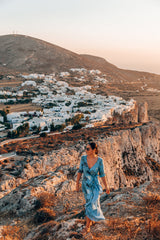 Bonny Wrap Dress - Blue Dreams