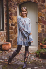 Sasha Dress - Paisley Cloud