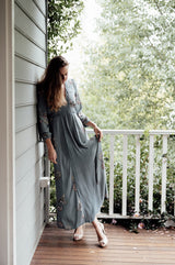 Evie Dress - Paisley Cloud