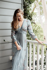 Evie Dress - Paisley Cloud