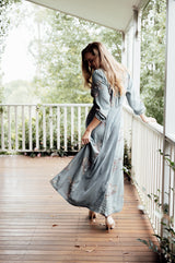 Evie Dress - Paisley Cloud