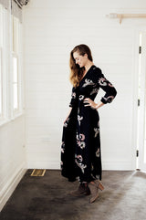 Evie Dress - Paisley Black