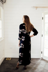 Evie Dress - Paisley Black