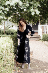 Evie Dress - Paisley Black