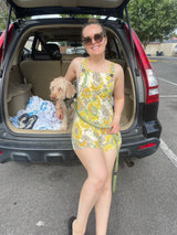 Head Over Heels Jumpsuit - Sunflower Print