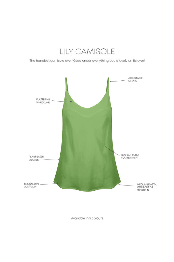 Lily Camisole - Fern