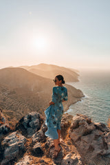 Bonny Wrap Dress -  Blue Dreams