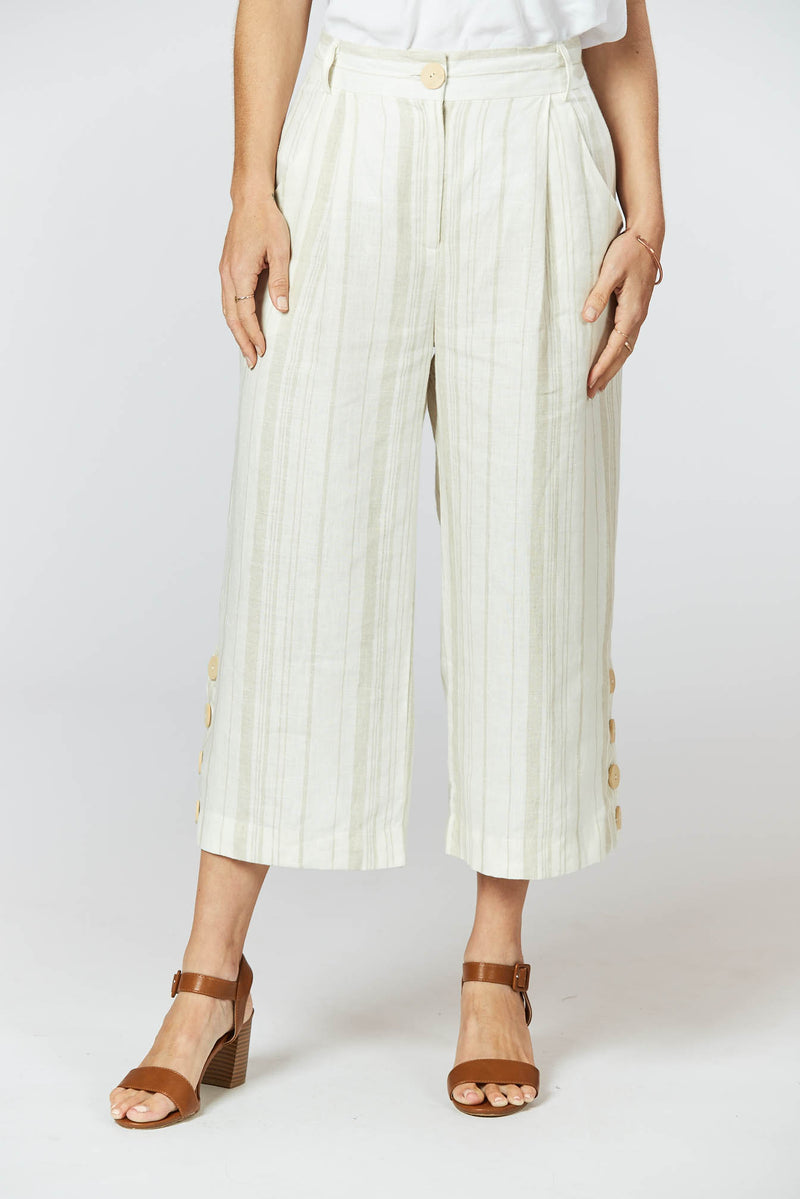 Harmony Pants - Sand Stripe